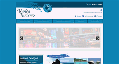 Desktop Screenshot of nandaturismo.com.br